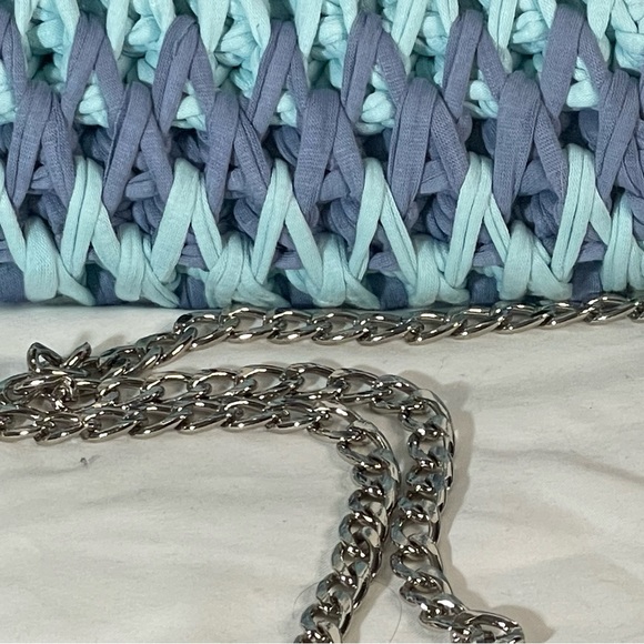 Handmade tshirt yarn honeycomb pattern bag - Picture 9 of 9